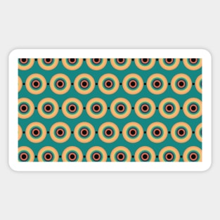 Circle Seamless Pattern 008#002 Sticker